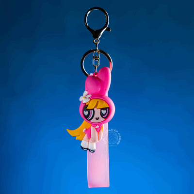 Blossom Powerpuff Girls Keychain for Cute Accessories