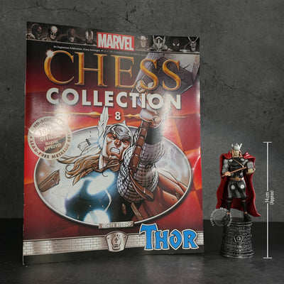 Marvel Chess Collection Thor Figure – White Bishop Collectible