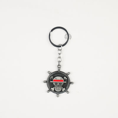 Luffy’s Jolly Roger Keychain – Straw Hat Pirate Edition - 2