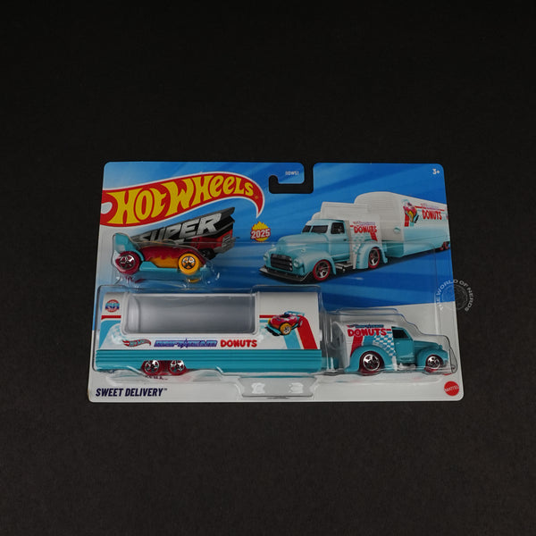 Hot Wheels Super Rigs Sweet Delivery Donuts Truck Diecast