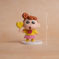 Crayon Shin-chan Figurine Set – Pack of 6 Cute Cartoon Characters