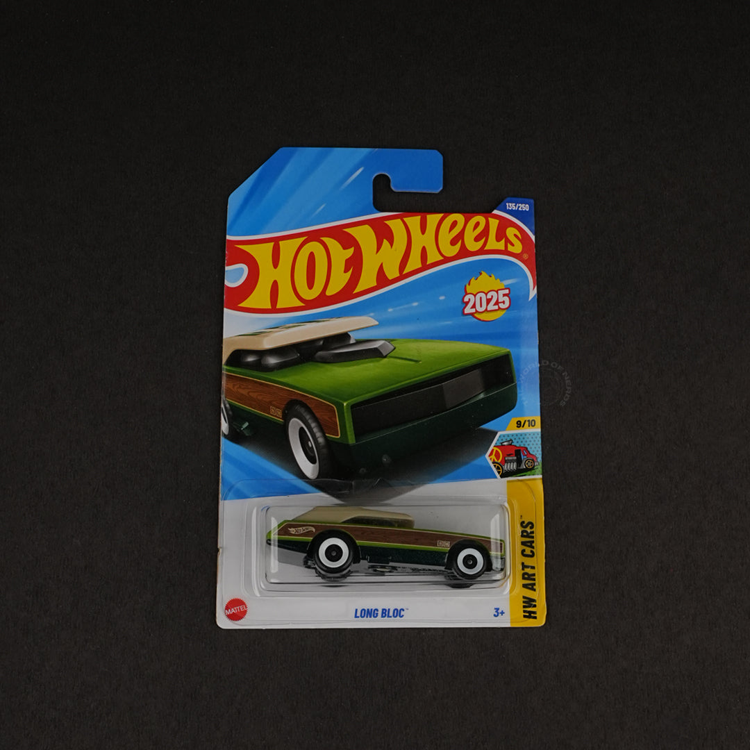 Hot Wheels Long Bloc – HW Art Cars 2025 Edition Diecast Car - The World Of Nerds