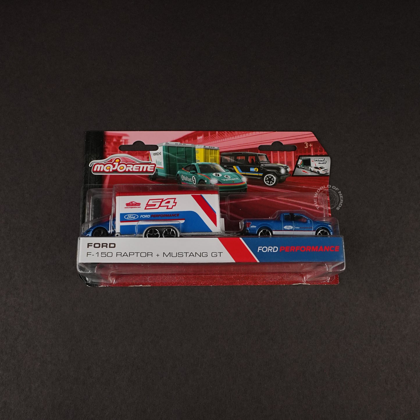 Majorette Ford F-150 Raptor & Mustang GT – Ford Performance Team Edition Diecast Car - The World Of Nerds
