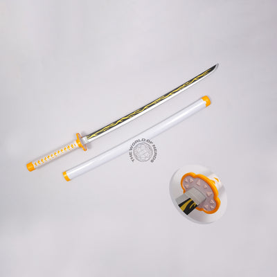 Zenitsu Agatsuma Nichirin Wooden Katana