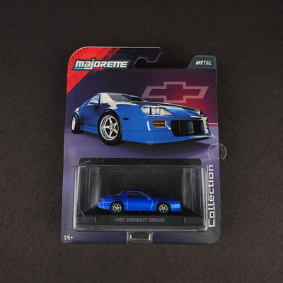 Majorette 1985 Chevrolet Camaro – Retro Blue Collector Diecast Car