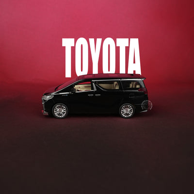 Toyota Alphard Diecast Model Car – 1:24 Scale (Black)