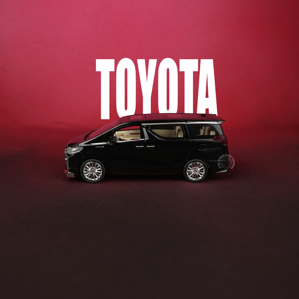 Toyota Alphard Diecast Model Car – 1:24 Scale (Black)