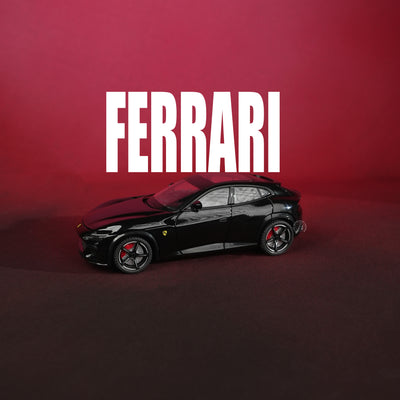 Ferrari Purosangue Diecast Model Car – 1:22 Scale (Black)
