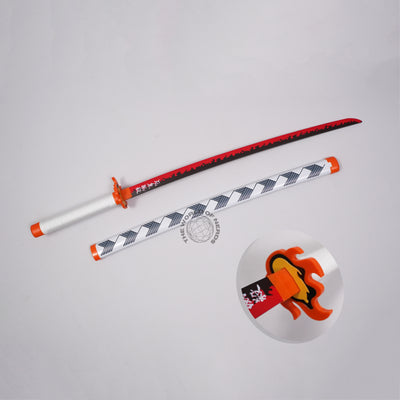 Kyojuro Rengoku Nichirin Wooden Katana