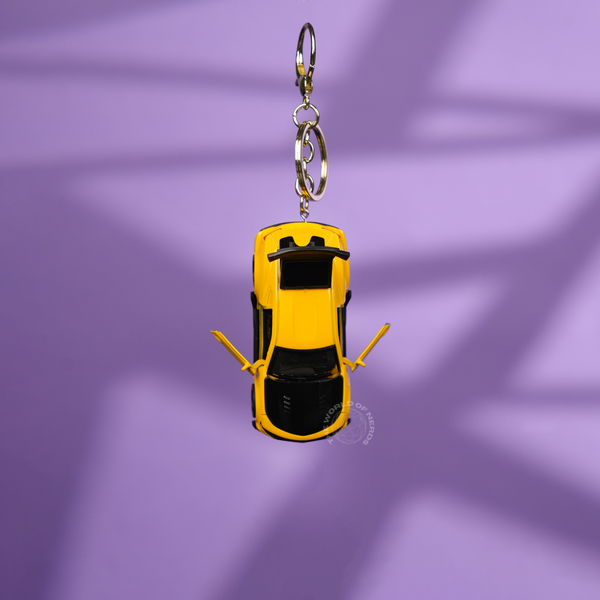 Yellow Chorley Car Keychain