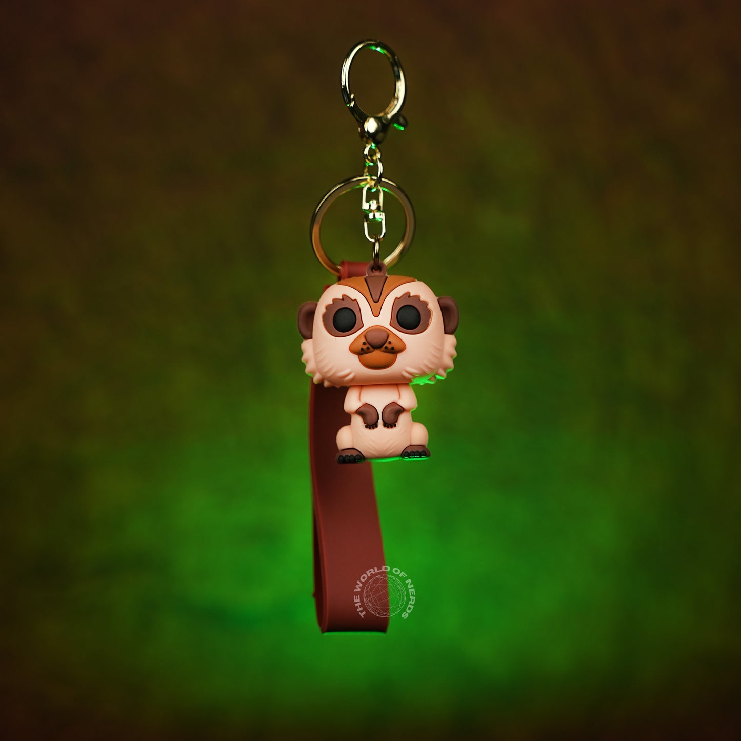 The Lion King Timon 3D Rubber Keychain with “Lion King” Strap - The World Of Nerds