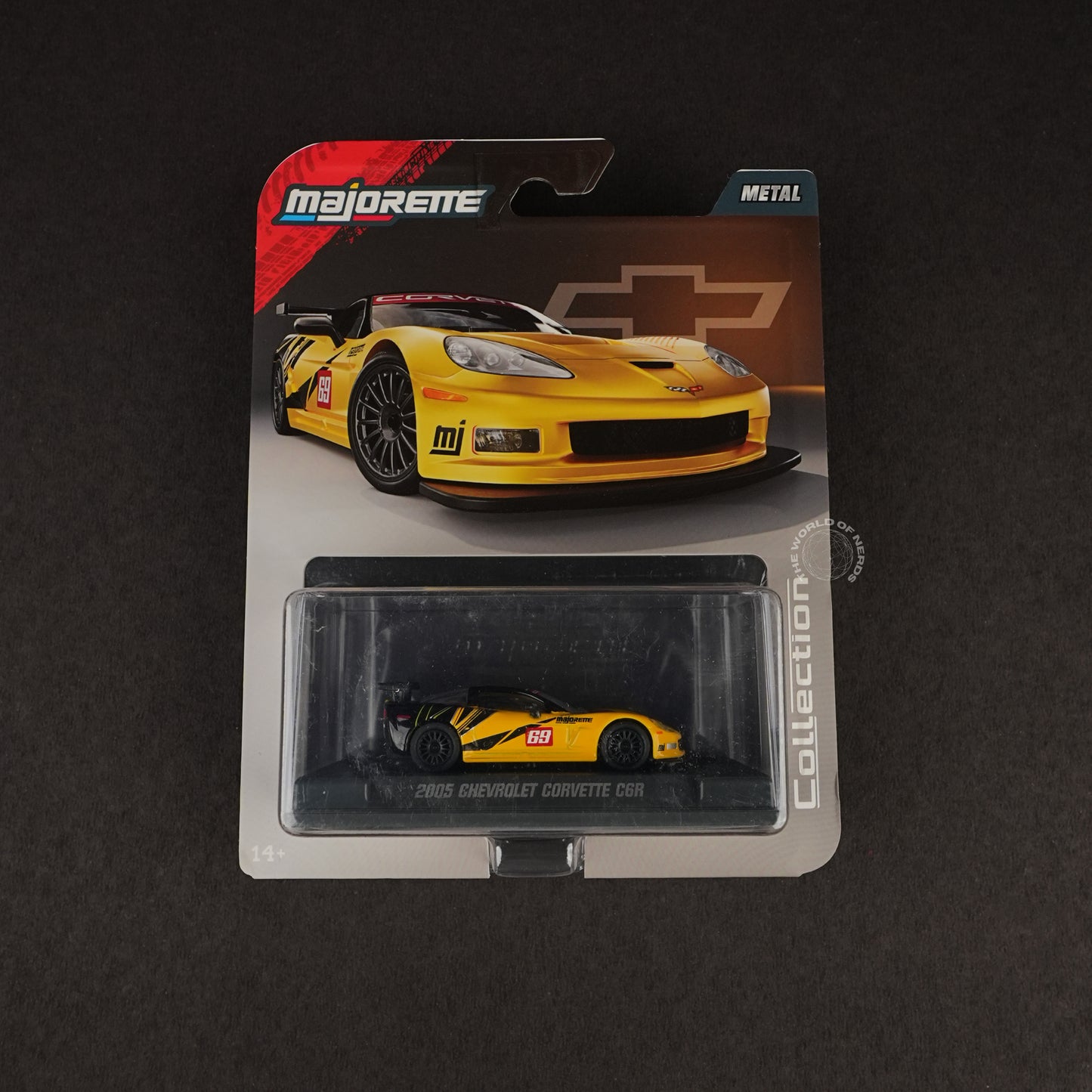 Majorette 2005 Chevrolet Corvette C6R – Racing Legends Diecast Model