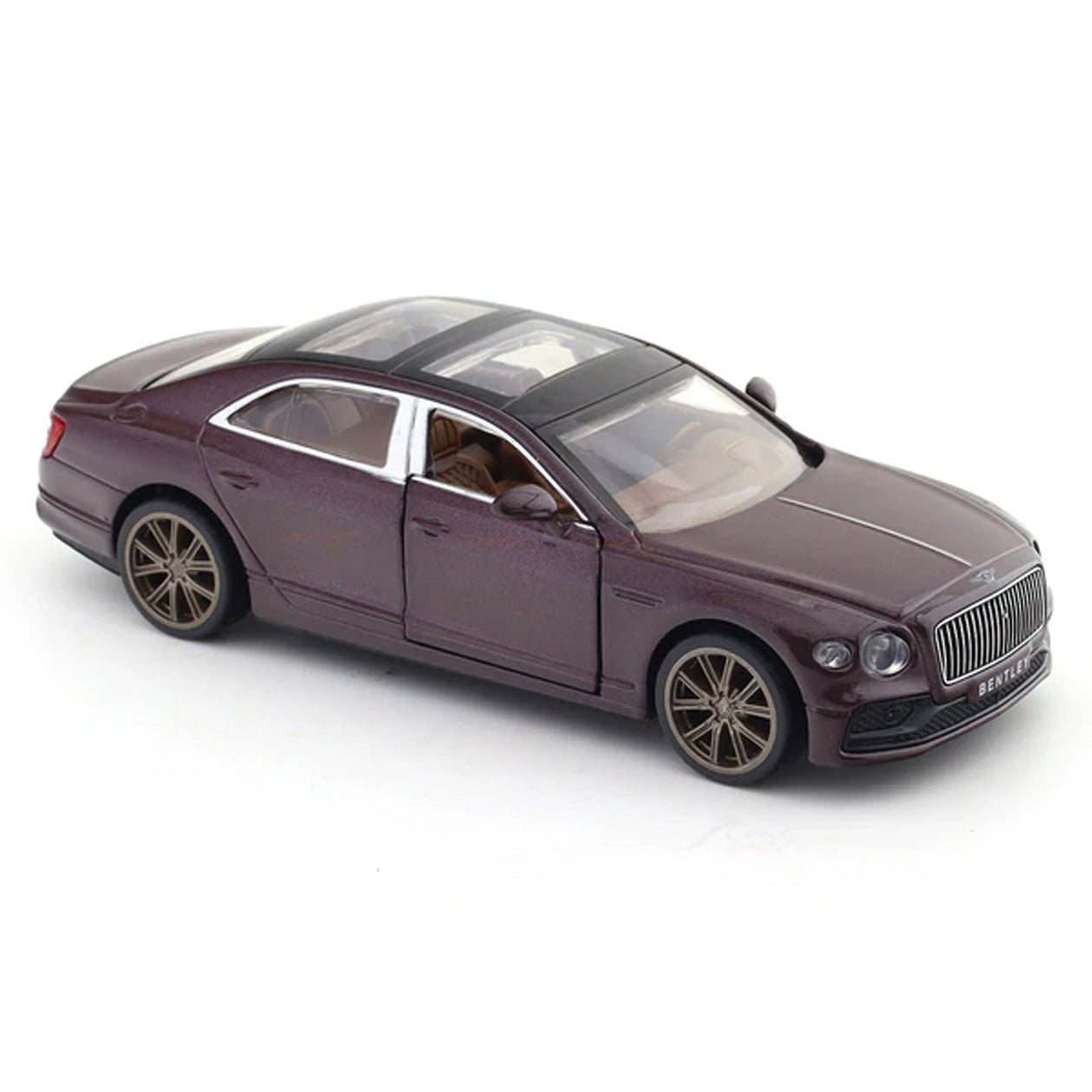 Bentley Flying Spur Hybrid Brown – MSZ Die-Cast Model Car - The World Of Nerds