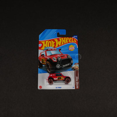 Hot Wheels Lil’ Roar 2025 – Red Safari Mode Mini Racer