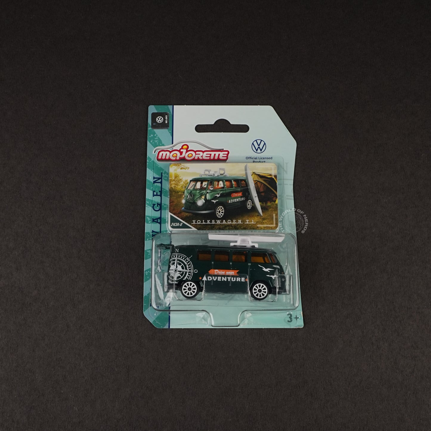 Majorette Volkswagen T1 Adventure Bus Diecast Collectible - The World Of Nerds