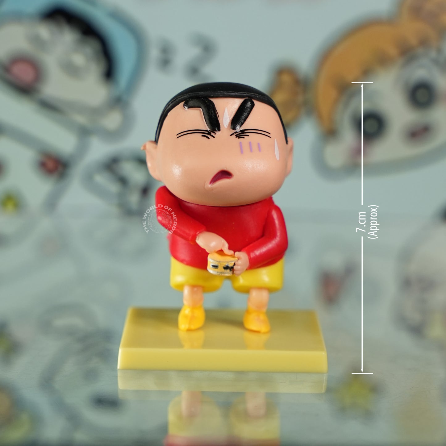 Shinchan Nervous Face Mini Figure