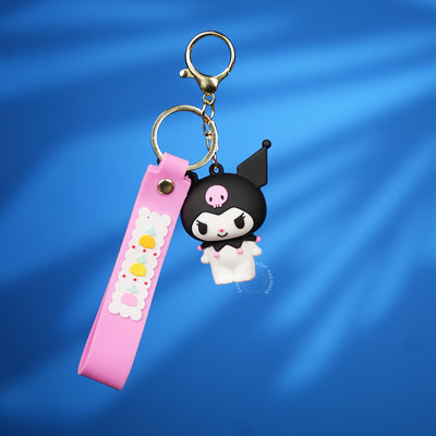 Kuromi Classic Cartoon Strap Keychain