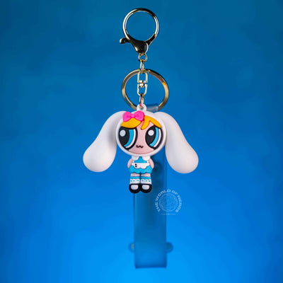 Blossom Powerpuff Girls Keychain - Cute and Stylish Accessory for Fans