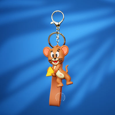 Jerry Cheese Cartoon Strap Keychain