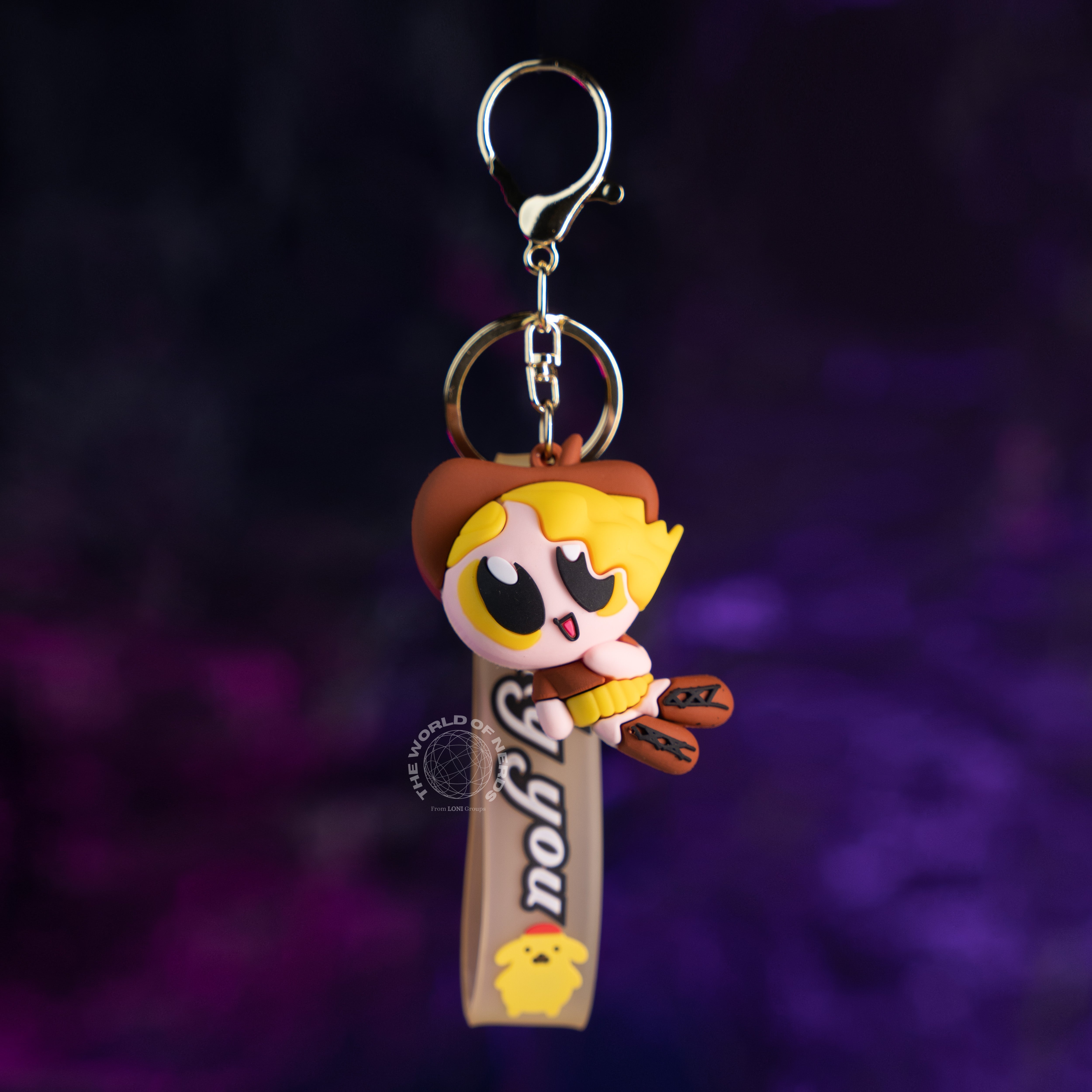 BUBBLES THE POWERPUFF GIRLS KEYCHAIN