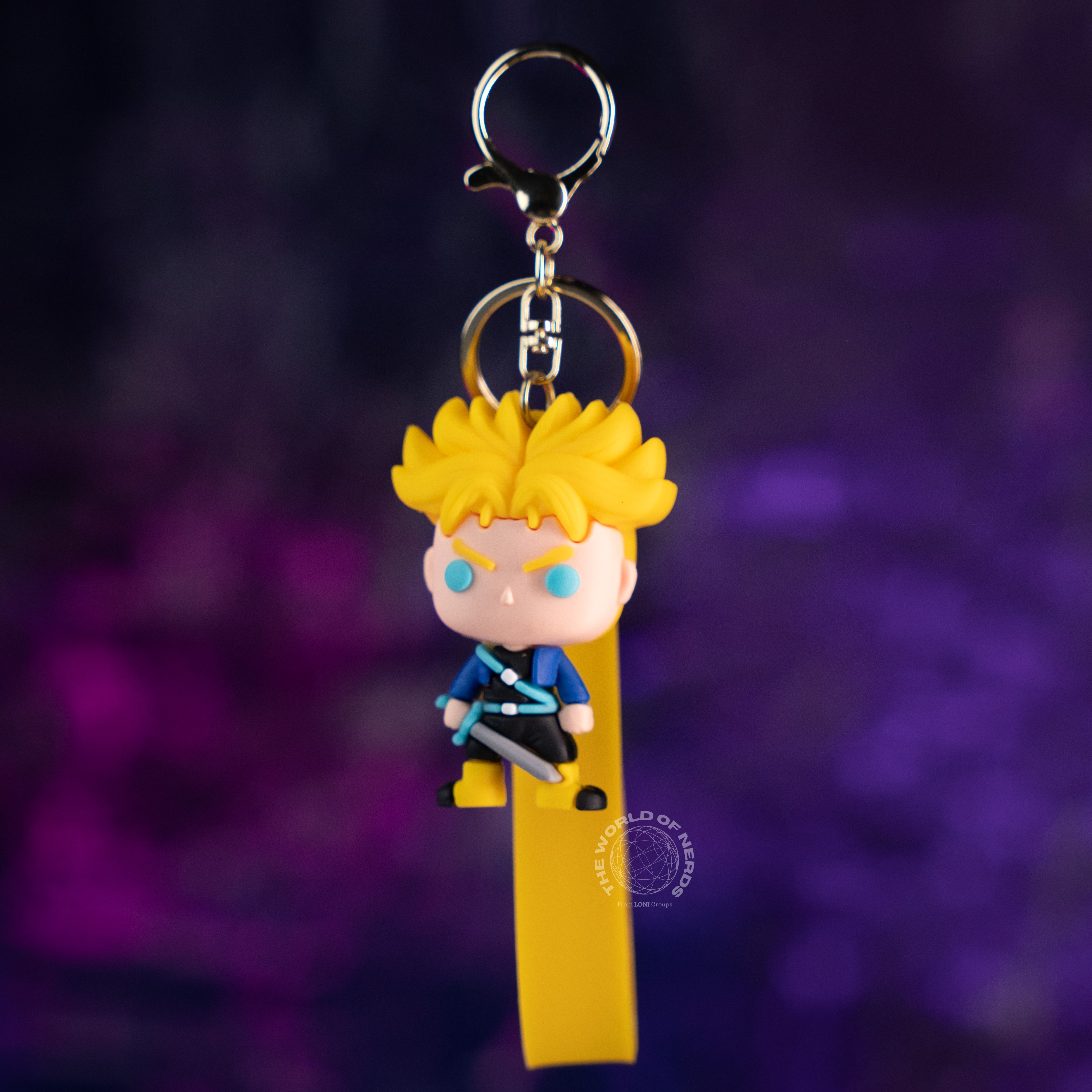 DRAGON BALL Z SUPER SAIYAN TRUNKS KEYCHAIN