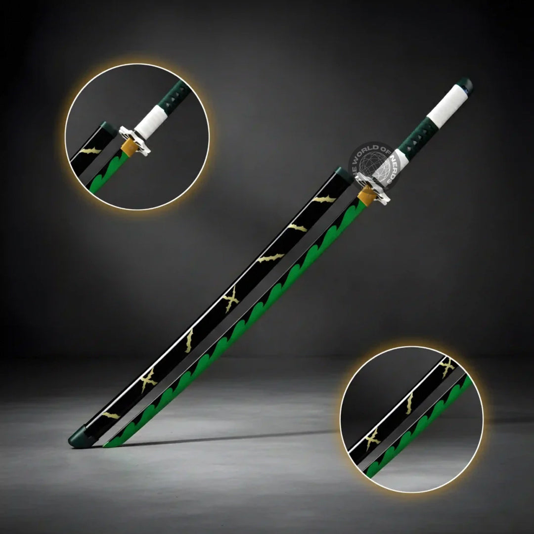 SANEMI SHINAZUGAWA-NICHIRIN WOODEN KATANA - The World Of Nerds