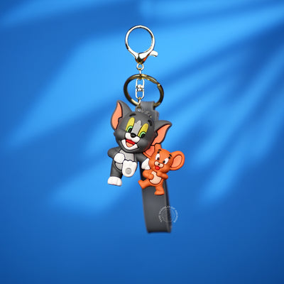 Tom & Jerry Happy Duo Strap Keychain