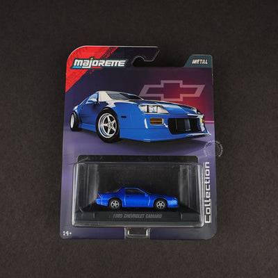Majorette 1985 Chevrolet Camaro – Retro Blue Collector Diecast Car