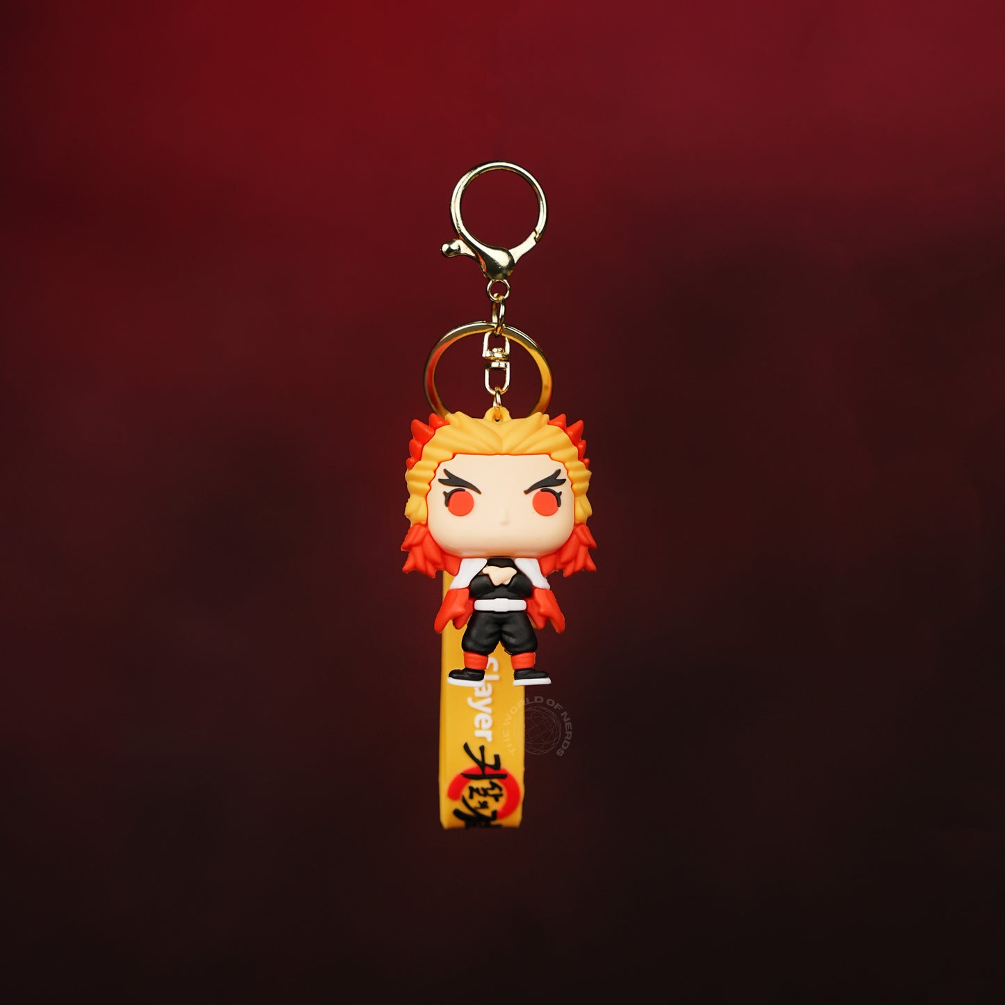 Kyojuro Rengoku Chibi Flame Style Keychain