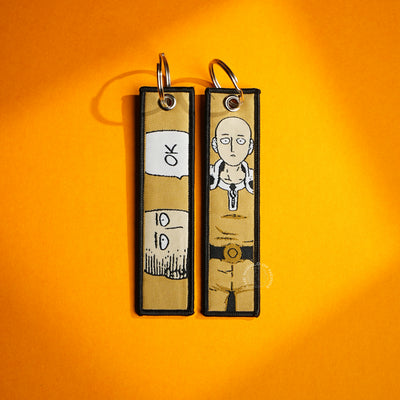 One Punch Man Saitama Keychain – The Iconic ‘OK’ Expression