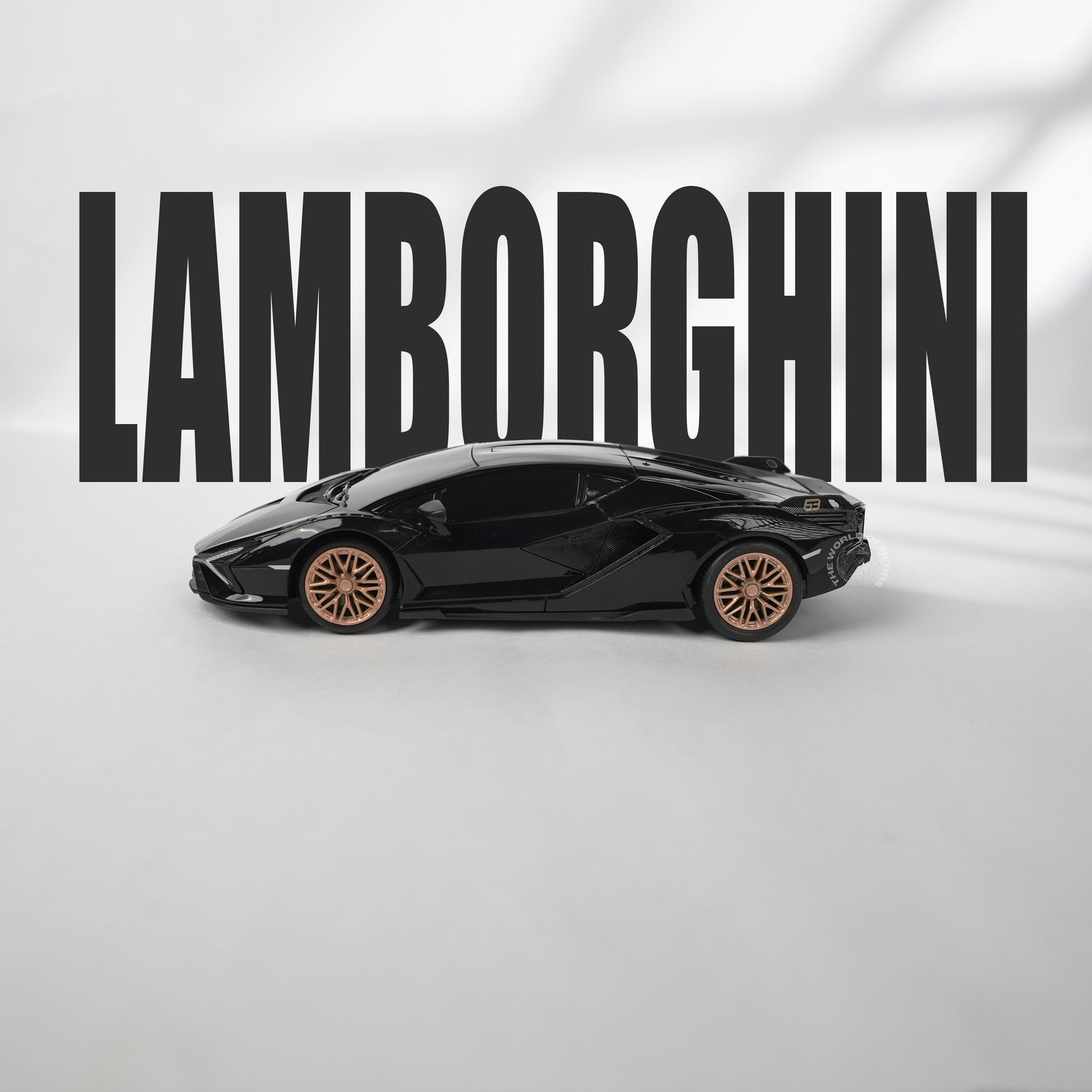 LAMBORGHINI VENENO - 1:24-BLACK-FKP-R/C LICENSED - The World Of Nerds