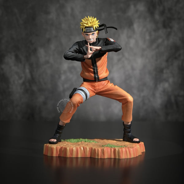 Naruto Uzumaki Action Figure with Grass Base 26cm – Naruto Shippuden Premium Anime Collectible