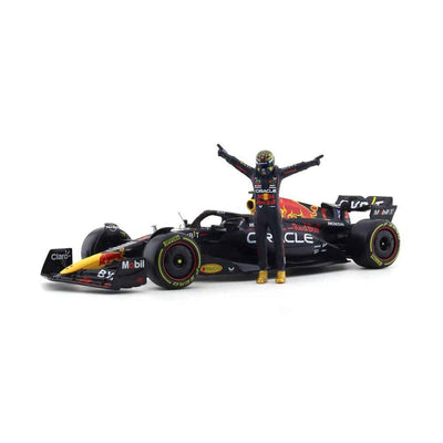 BBURAGO Red Bull RB19 Model Car 1:24 Scale Max Verstappen 2023 Edition - 2