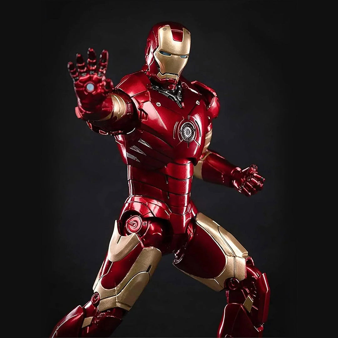 ZD Toys Iron Man Mark III Collectible Figure – Premium Metallic Finish with FX Parts - The World Of Nerds