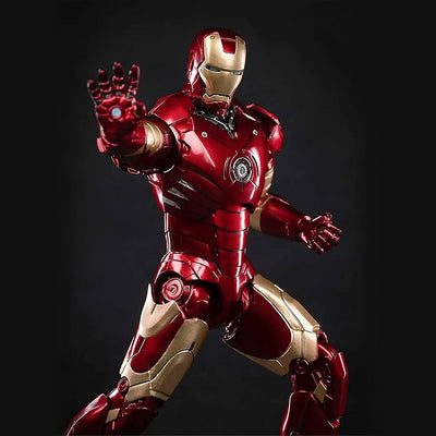 ZD Toys Iron Man Mark III Collectible Figure – Premium Metallic Finish with FX Parts - 2