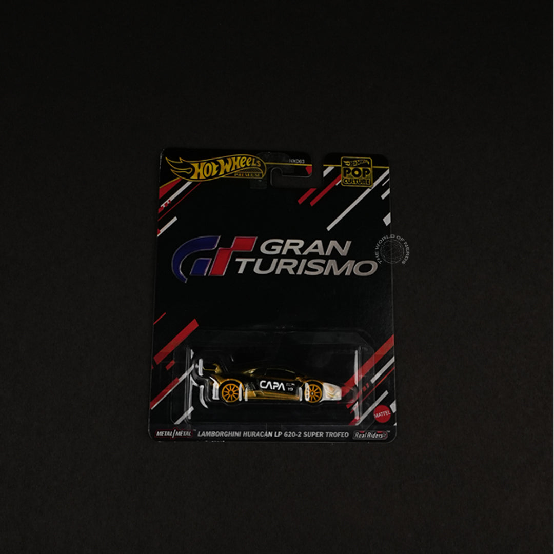 Hot Wheels Lamborghini Huracán LP 620-2 Super Trofeo – Gran Turismo Edition Diecast Car - The World Of Nerds