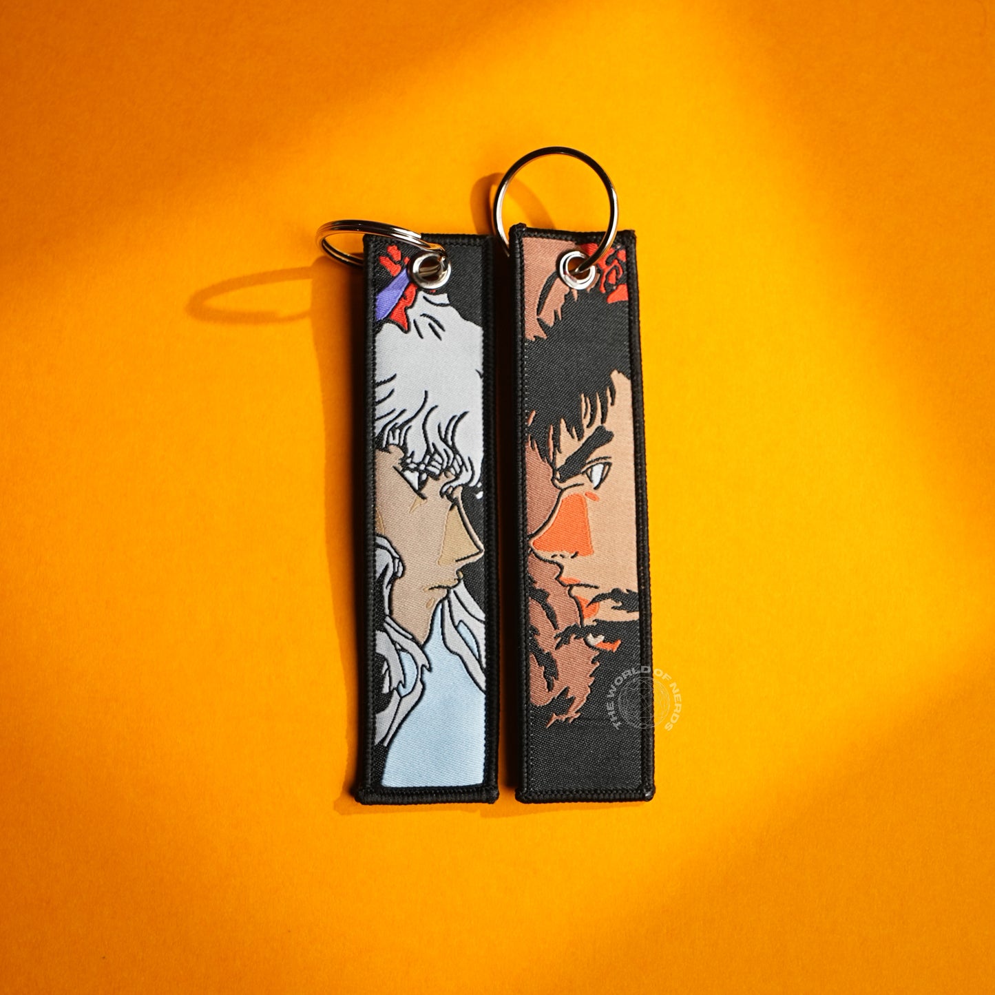 Berserk Anime Keychain – Guts & Griffith Face-Off