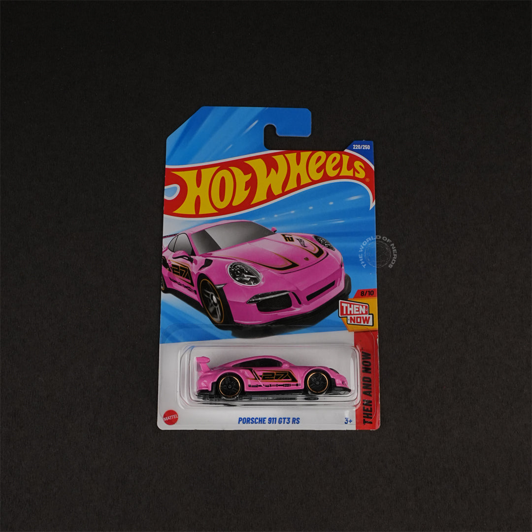 Hot Wheels Porsche 911 GT3 RS Pink Edition – Then and Now Series Diecast Car