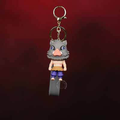 Inosuke Hashibira Boar Mask Anime Keychain