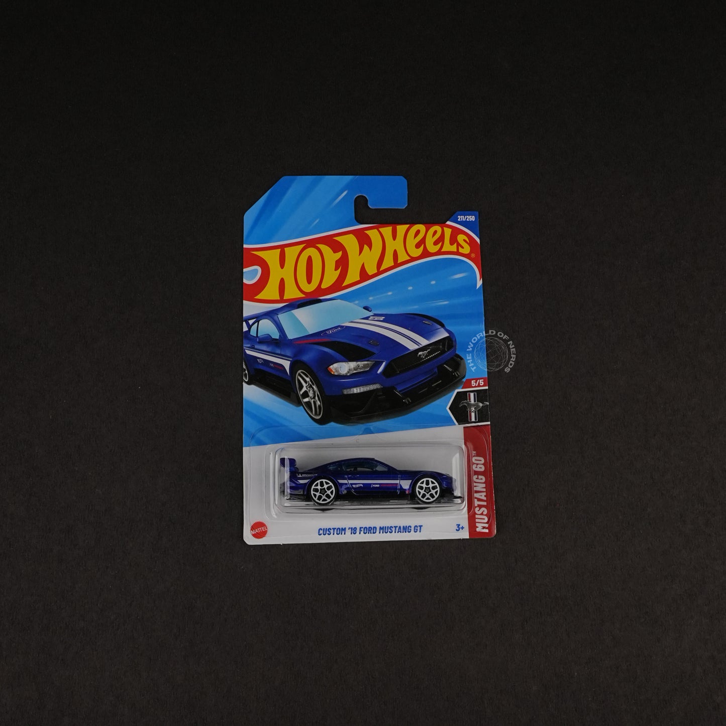 Hot Wheels Custom ’18 Ford Mustang GT 2025 Edition Diecast Car