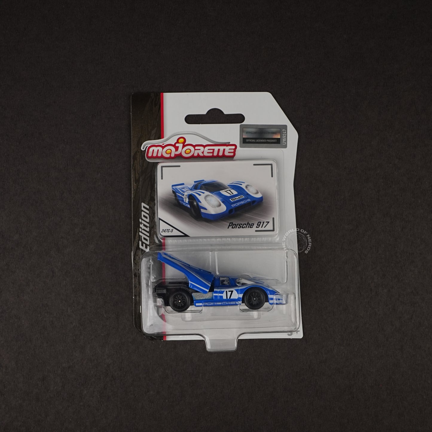 Majorette Porsche 917 Diecast Car – Blue Racing Edition - The World Of Nerds