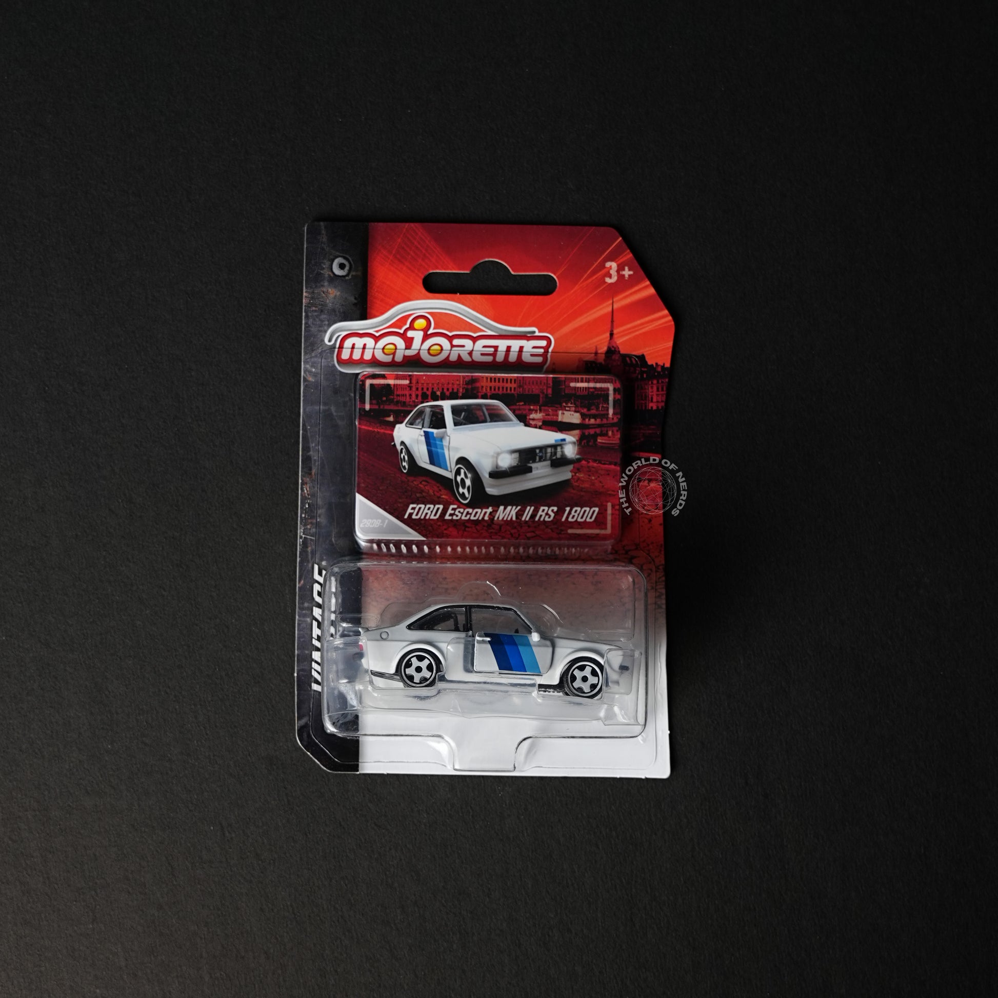 Majorette Ford Escort MK II RS1800 Diecast Car Model - The World Of Nerds