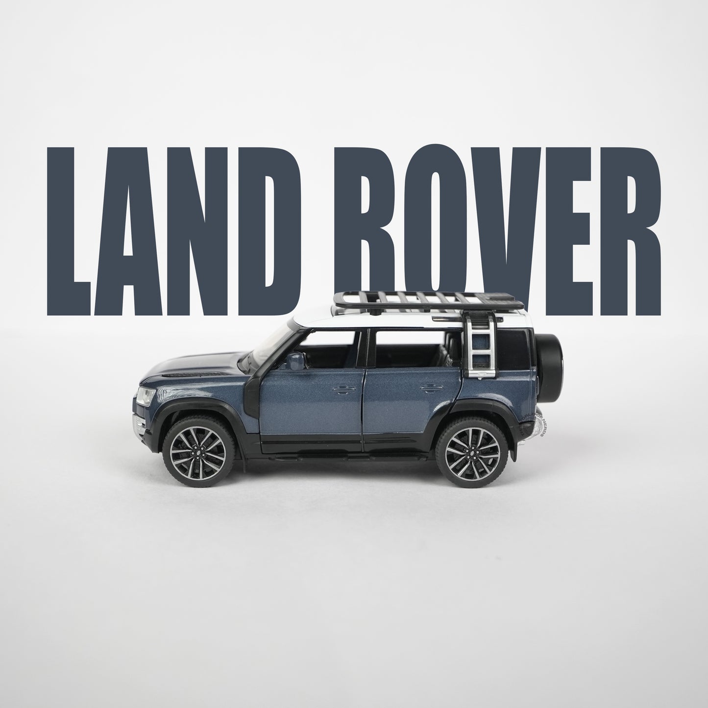 Land Rover Defender 110 Blue Model Car - 1:32 Scale Diecast