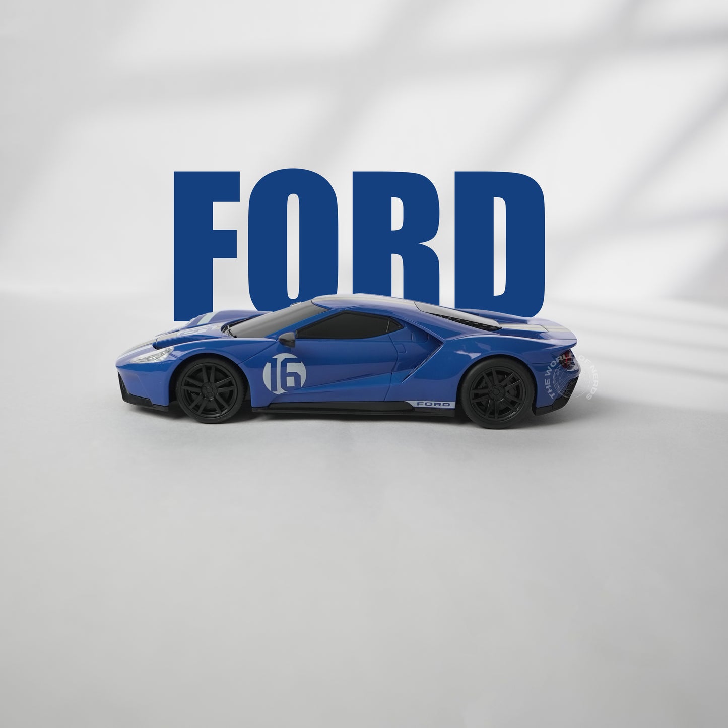 FORD SHELBY GT500-1:24-BLUE-R/C LICENSED - The World Of Nerds