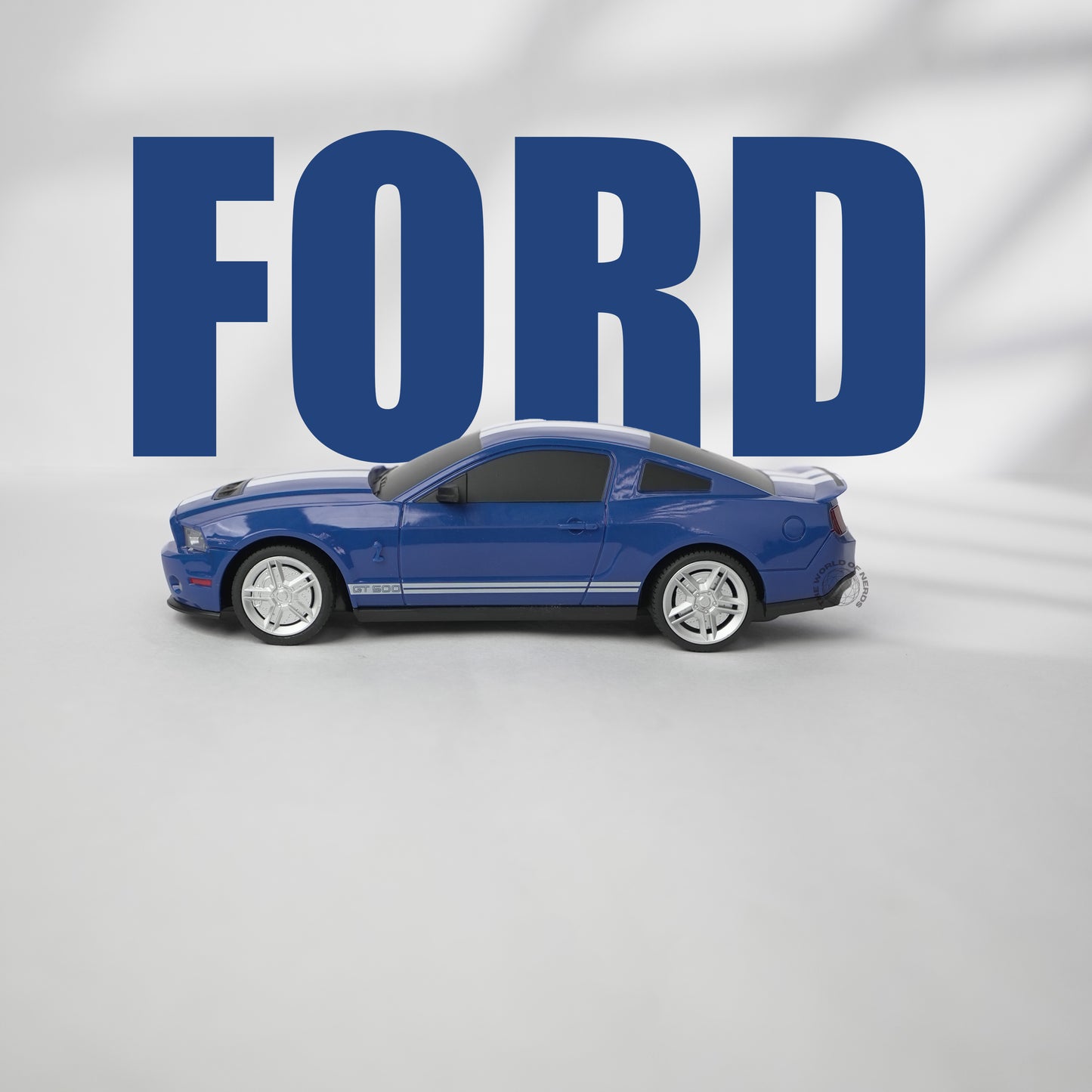 FORD Mustang SHELBY GT500-1:24-BLUE-R/C LICENSED - The World Of Nerds