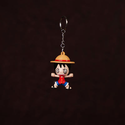 Luffy character keychain