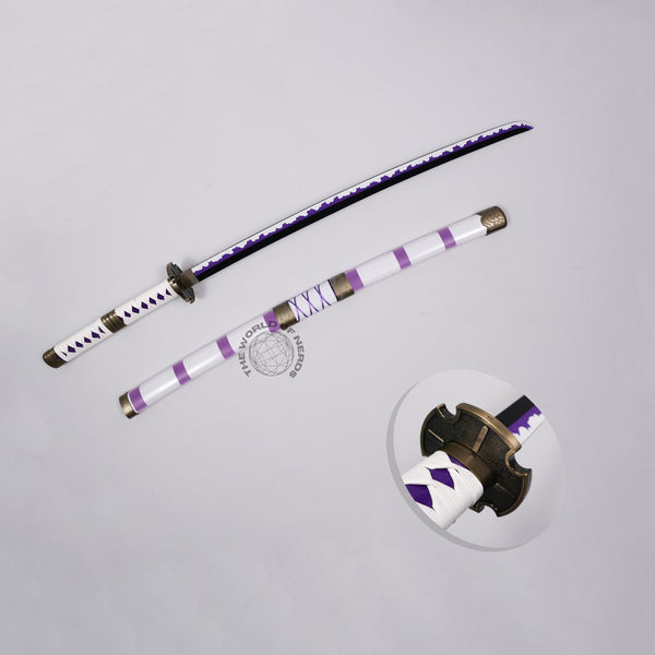 Nidai Kitetsu Monkey D. Luffy Wooden Katana – One Piece Anime Sword