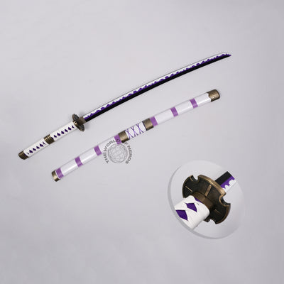 Nidai Kitetsu Monkey D. Luffy Wooden Katana – One Piece Anime Sword