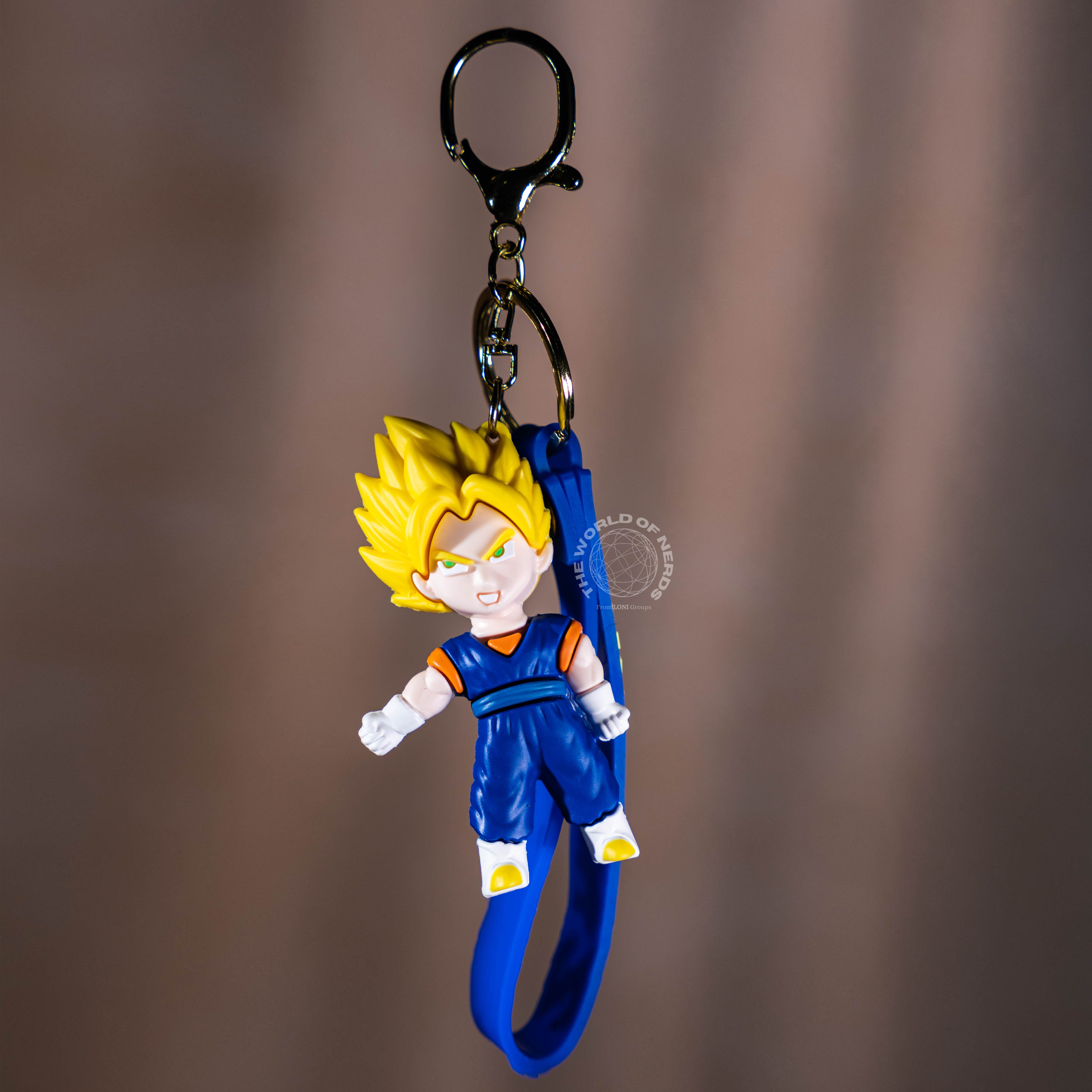 DRAGON BALL Z VEGETA GOKU KEYCHAIN