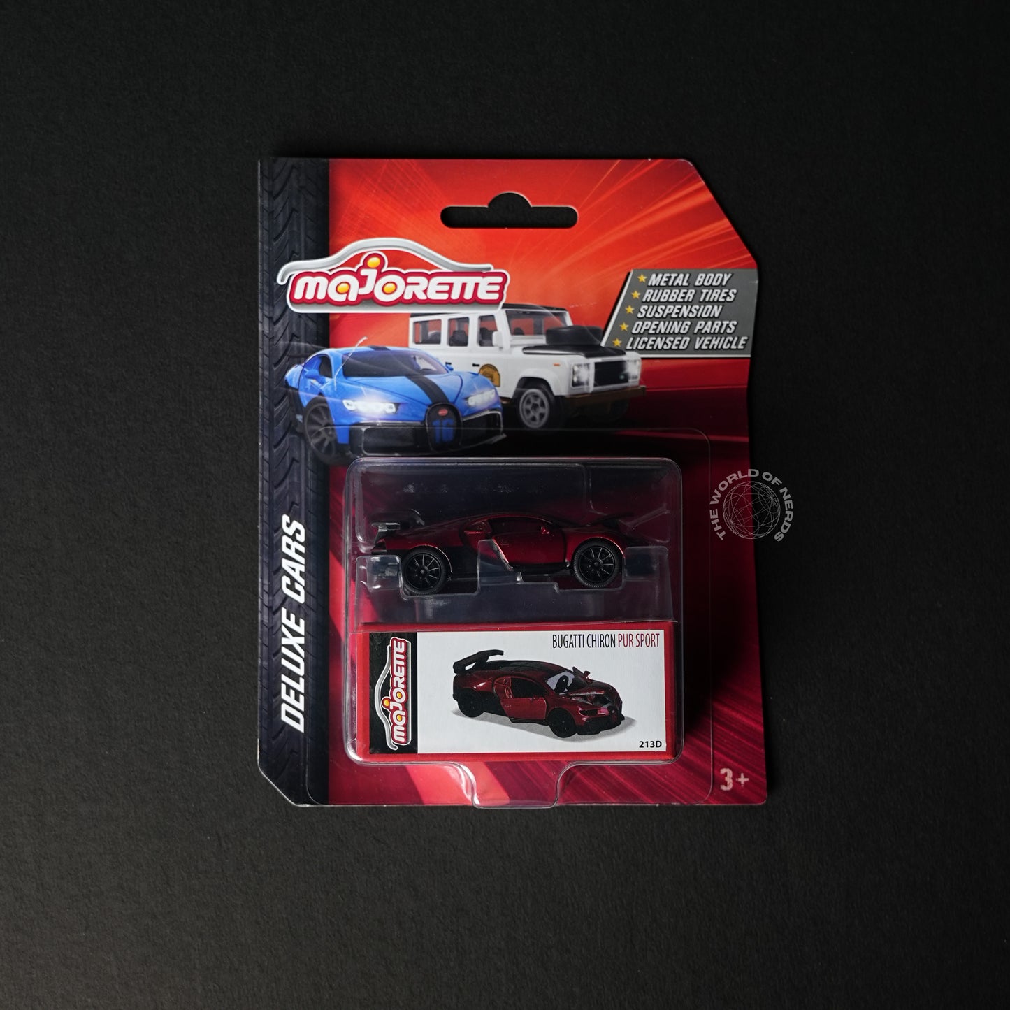 Majorette Deluxe Cars – Bugatti Chiron Pur Sport Diecast Model - The World Of Nerds